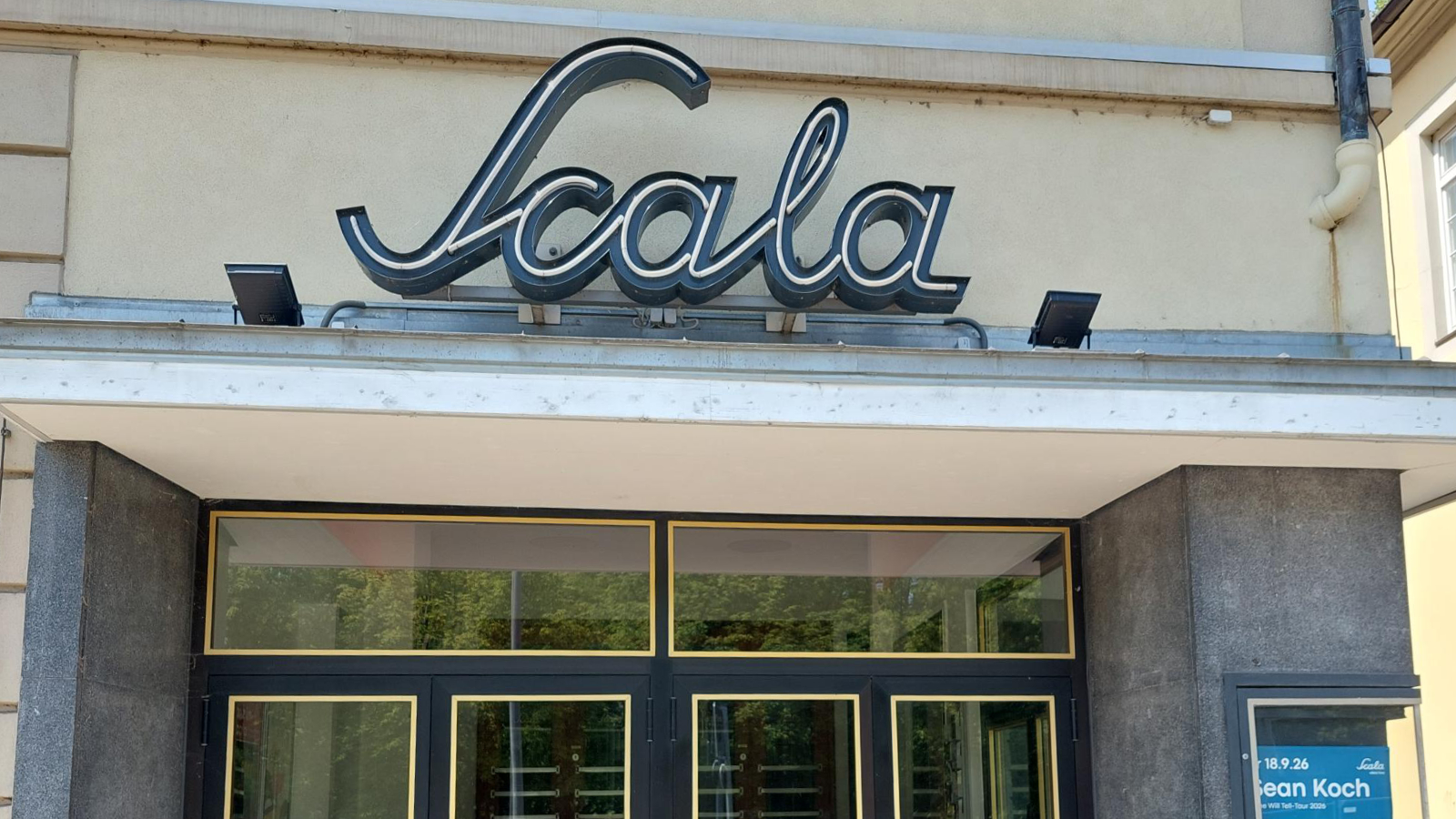 Scala Ludwigsburg von außen. / Quelle: LpB | T. Franke Scala Ludwigsburg von außen.